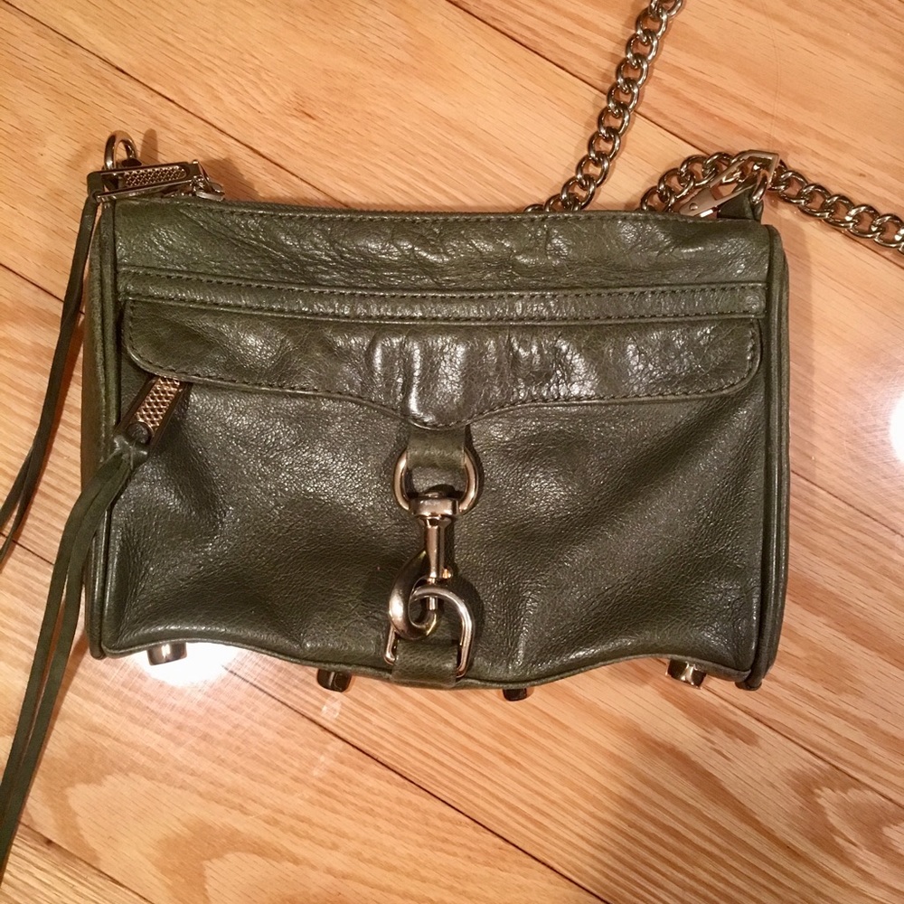 Authentic Rebecca Minkoff purse hunter green